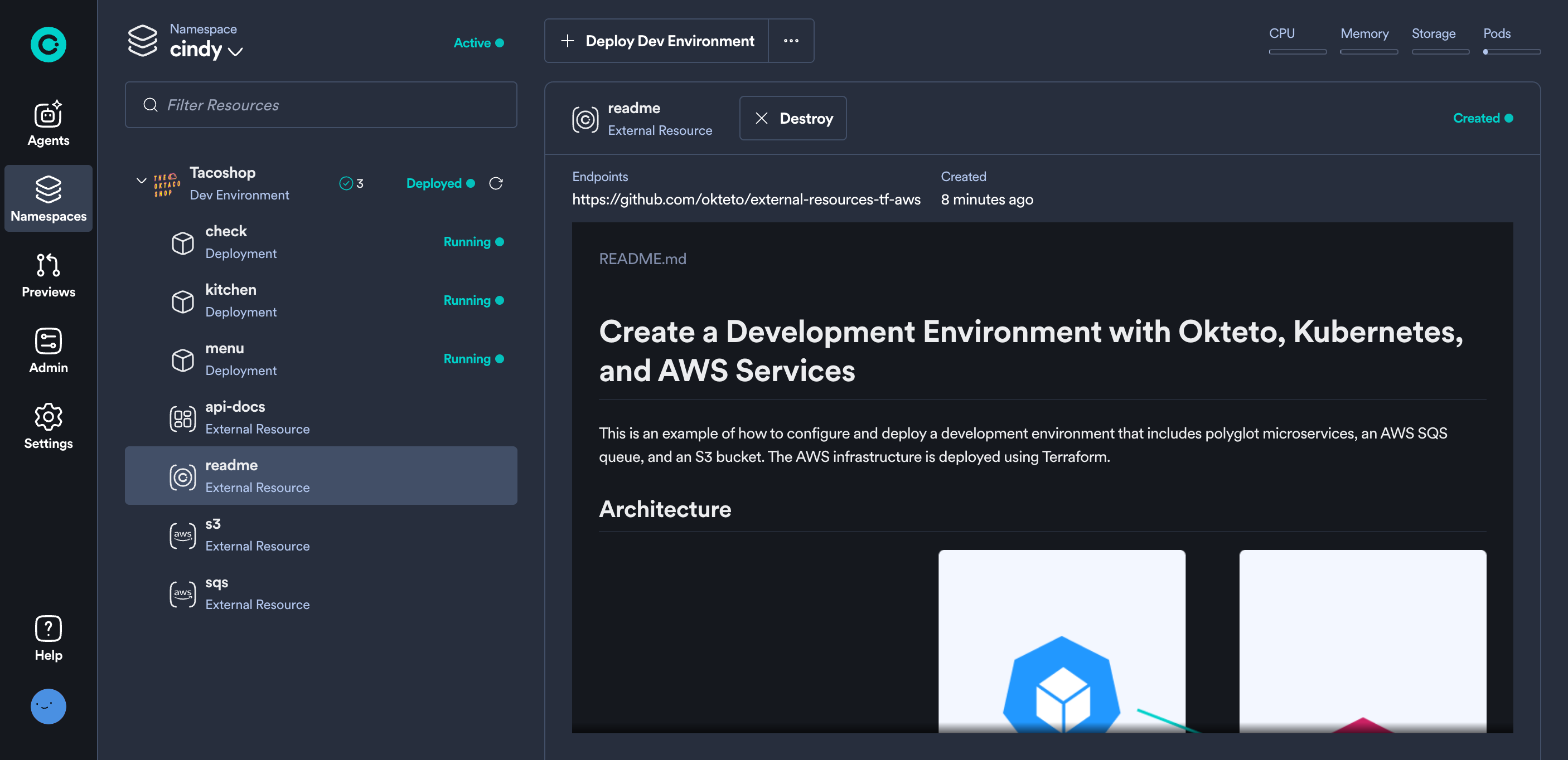 External resources notes section